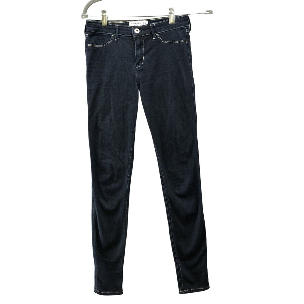 Abercrombie Kids Jean Legging‎ Girls Size 15/16 Blue Dark Wash Slim Skinny